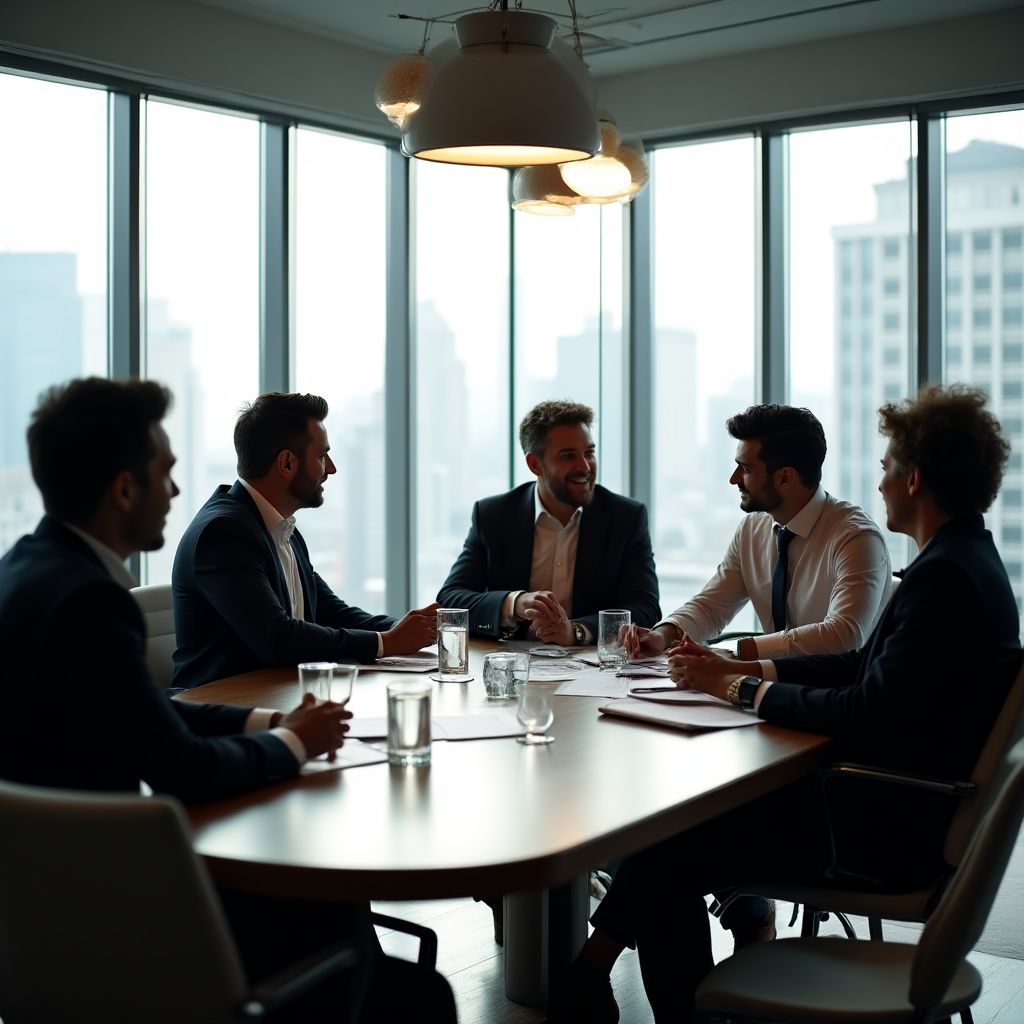 Equipo de FinanzAr en oficina principal